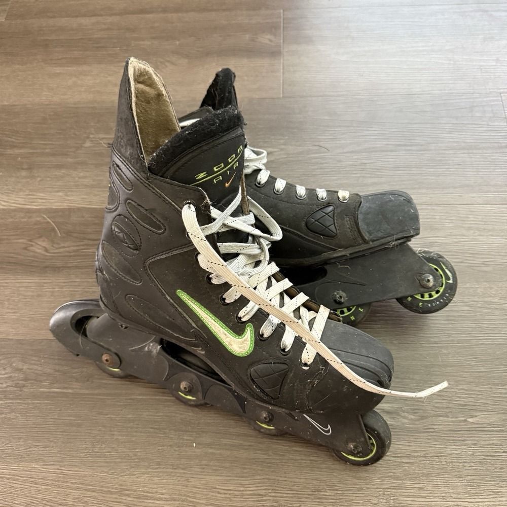 VTG Nike Zoom Air Roller Blade‎ Hockey Inline Roller Skates Sz 11 US